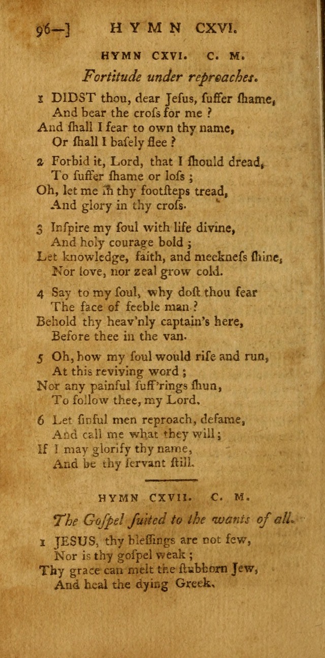 The Hartford Selection of Hymns: from the most approved authors: to which are added a number never before published (2nd ed.) page 96