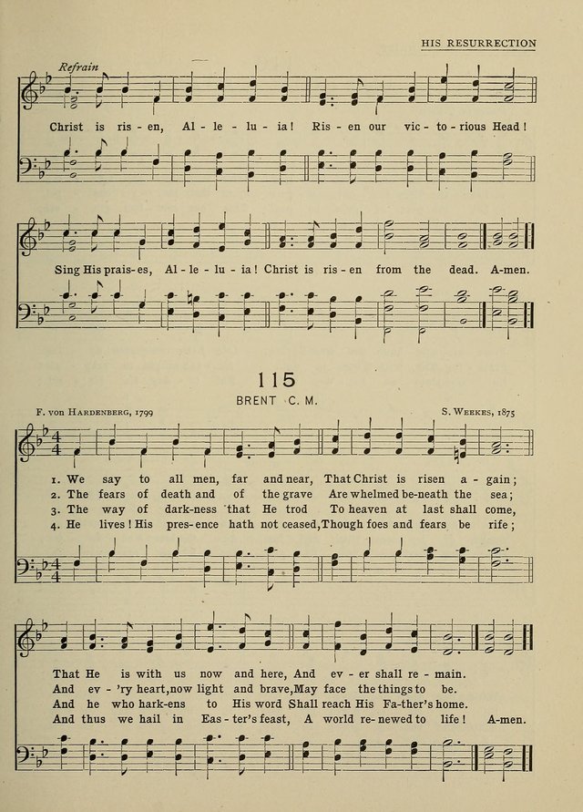 Hymns and Tunes for Schools page 115