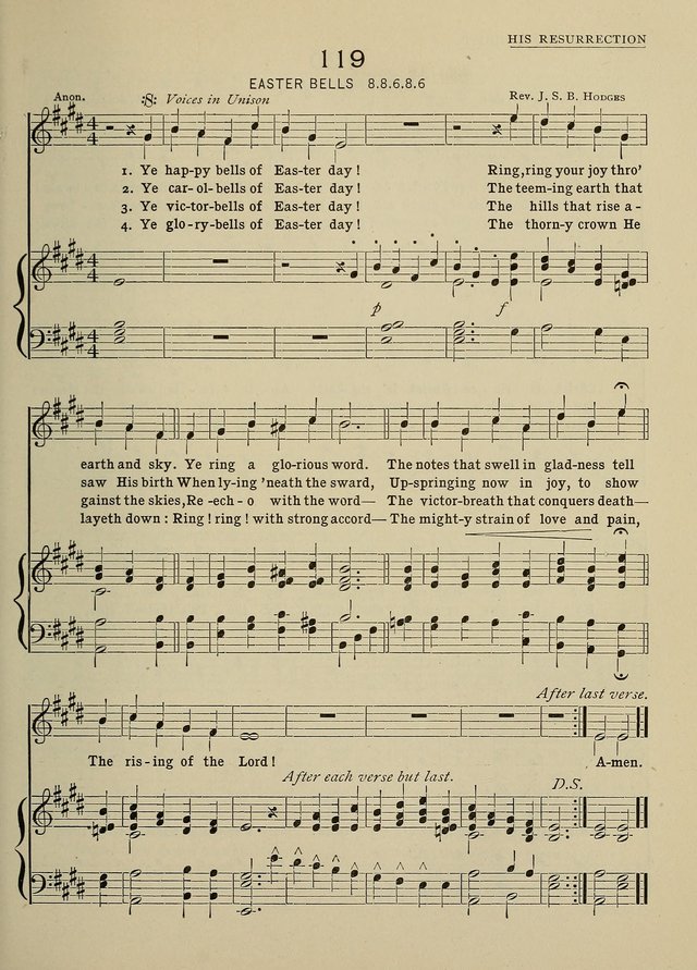 Hymns and Tunes for Schools page 119