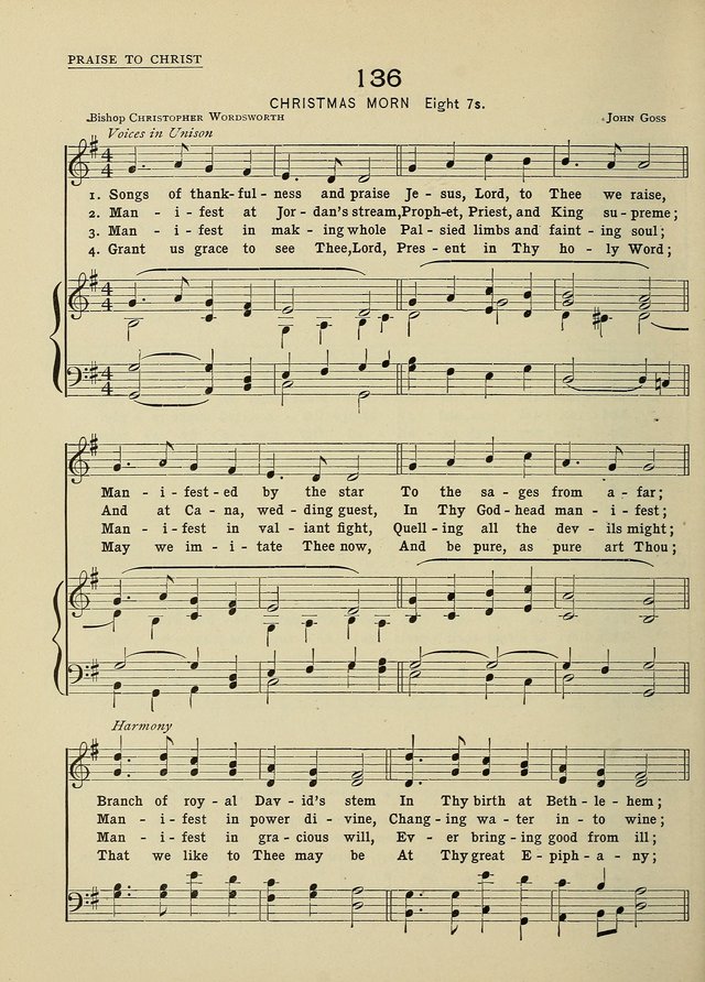 Hymns and Tunes for Schools page 136