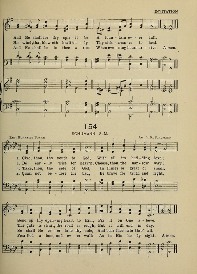 Hymns and Tunes for Schools page 153