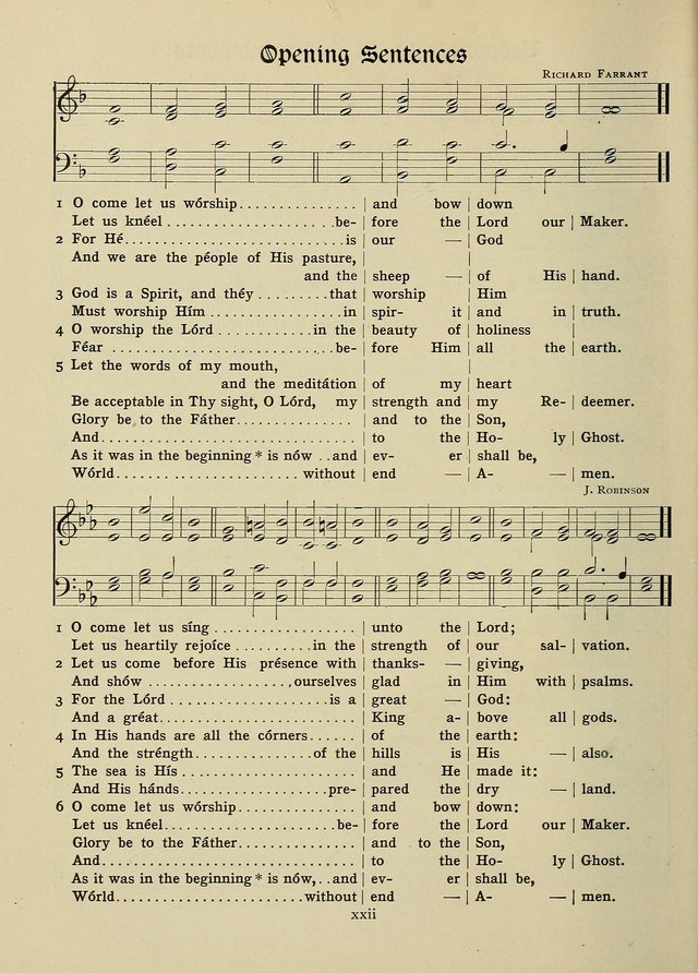 Hymns and Tunes for Schools page xxvi