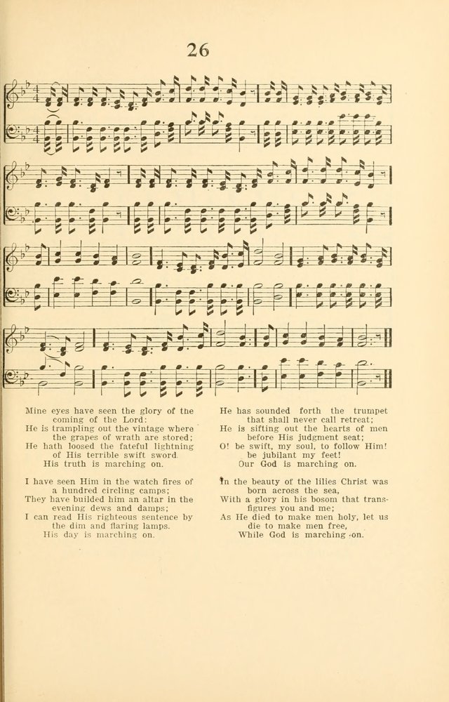 Hymns with Tunes to accompany Hymns and Prayers for the use of the Army and Navy page 28