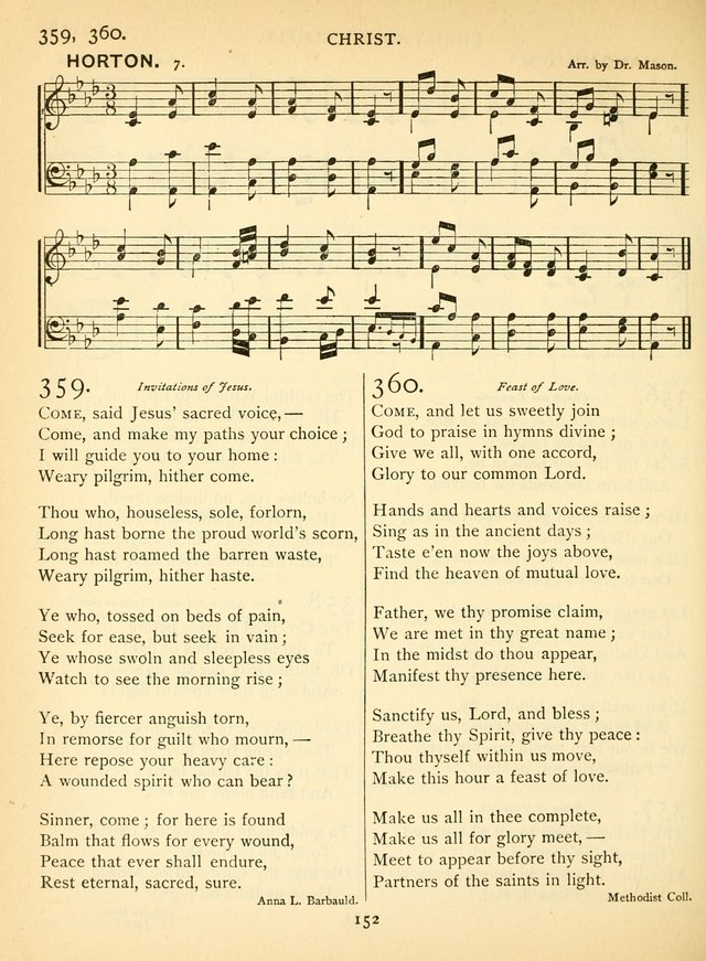 Hymn and Tune Book for the Church and the Home. (Rev. ed.) page 153