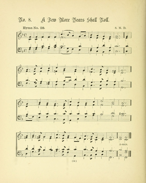 Hymn Tunes: being further contributions to the hymnody of the church page 14