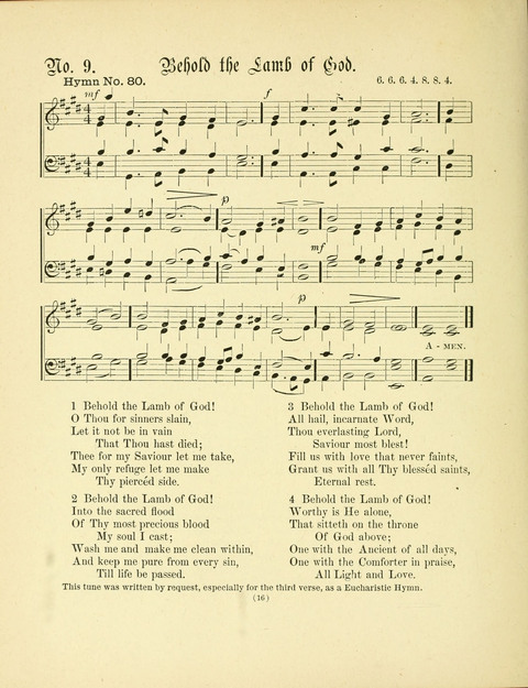 Hymn Tunes: being further contributions to the hymnody of the church page 16