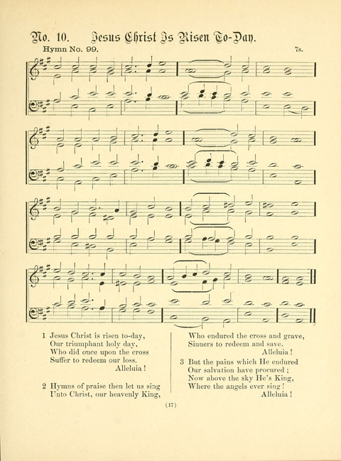 Hymn Tunes: being further contributions to the hymnody of the church page 17