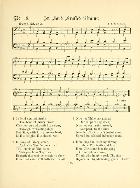 Hymn Tunes: being further contributions to the hymnody of the church page 25