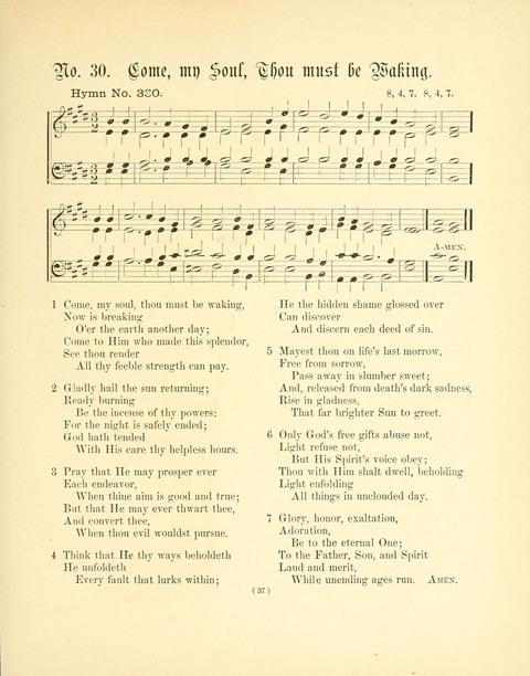 Hymn Tunes: being further contributions to the hymnody of the church page 37