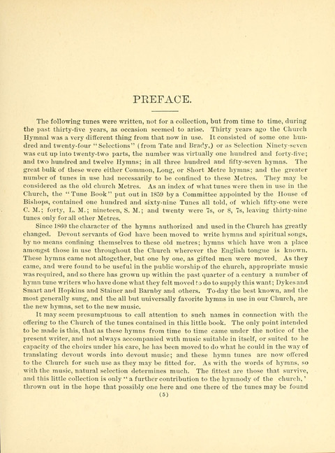 Hymn Tunes: being further contributions to the hymnody of the church page 5