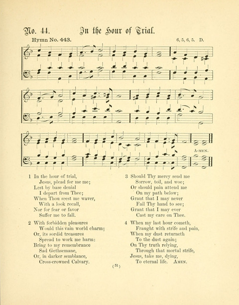 Hymn Tunes: being further contributions to the hymnody of the church page 51