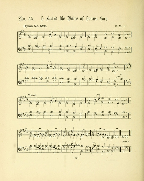 Hymn Tunes: being further contributions to the hymnody of the church page 62