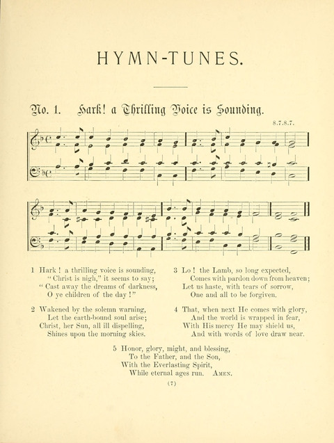 Hymn Tunes: being further contributions to the hymnody of the church page 7