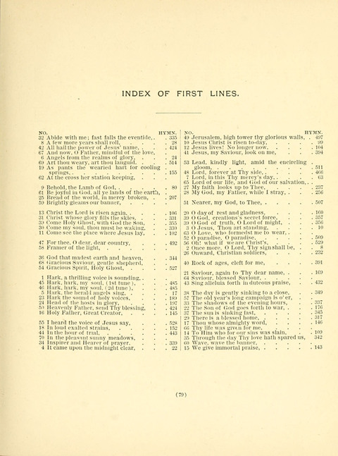 Hymn Tunes: being further contributions to the hymnody of the church page 79