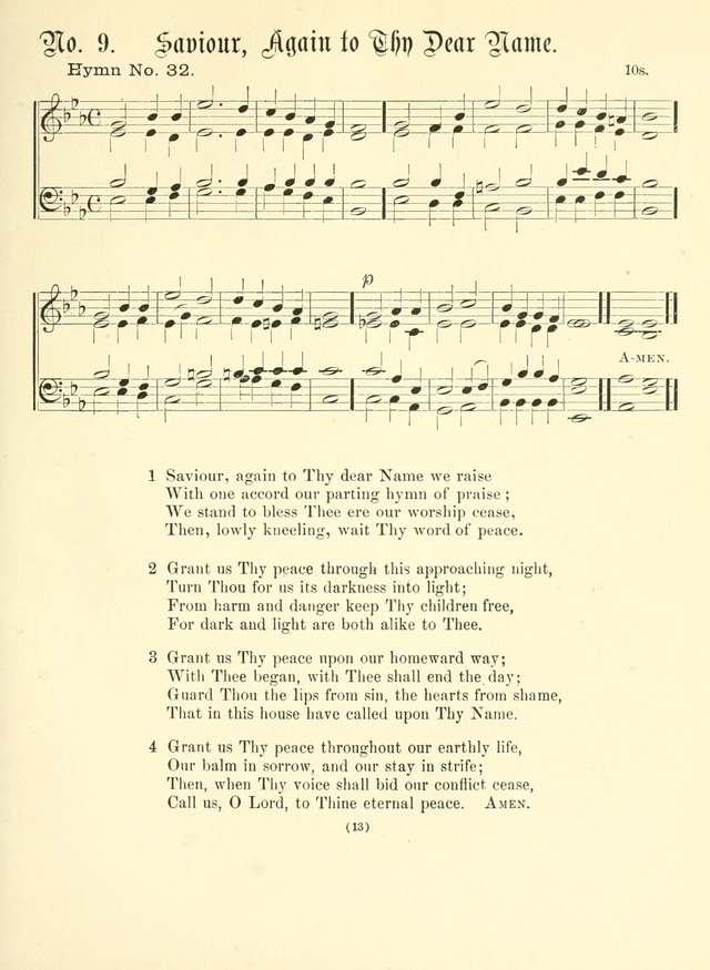 Hymn Tunes: being further contributions to the hymnody of the church page 13