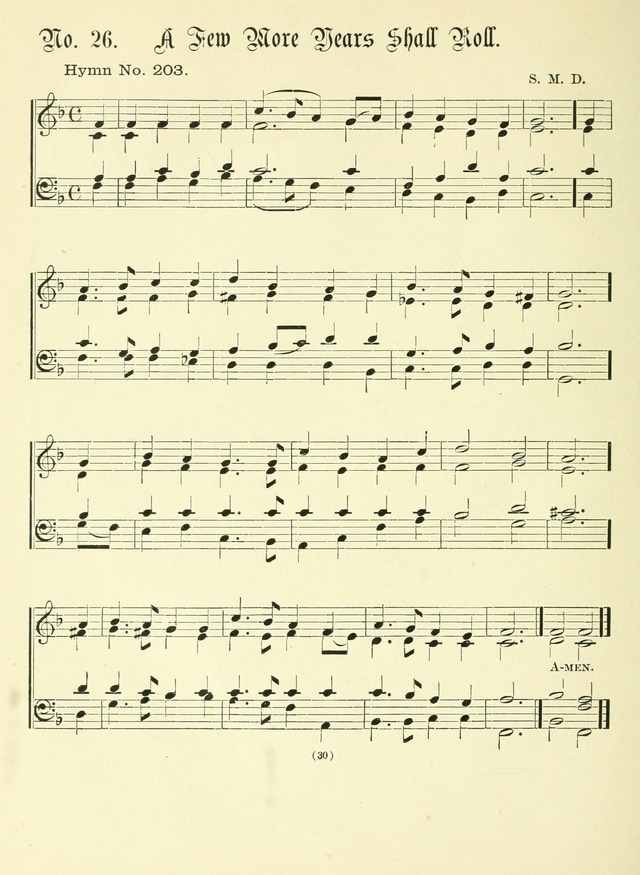 Hymn Tunes: being further contributions to the hymnody of the church page 30