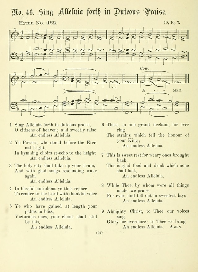 Hymn Tunes: being further contributions to the hymnody of the church page 52