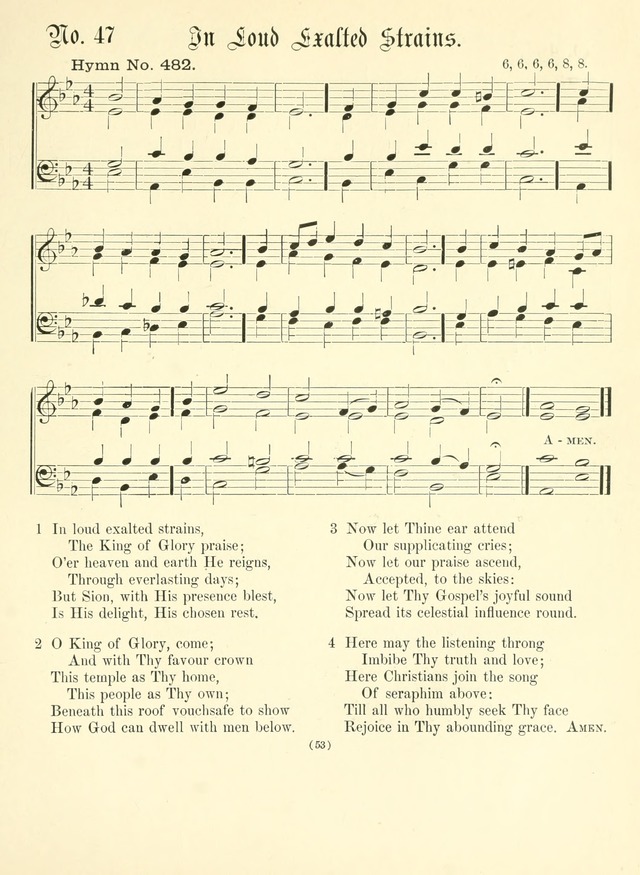 Hymn Tunes: being further contributions to the hymnody of the church page 53