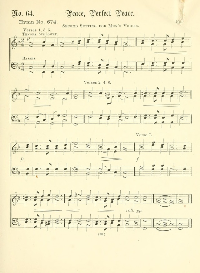 Hymn Tunes: being further contributions to the hymnody of the church page 69