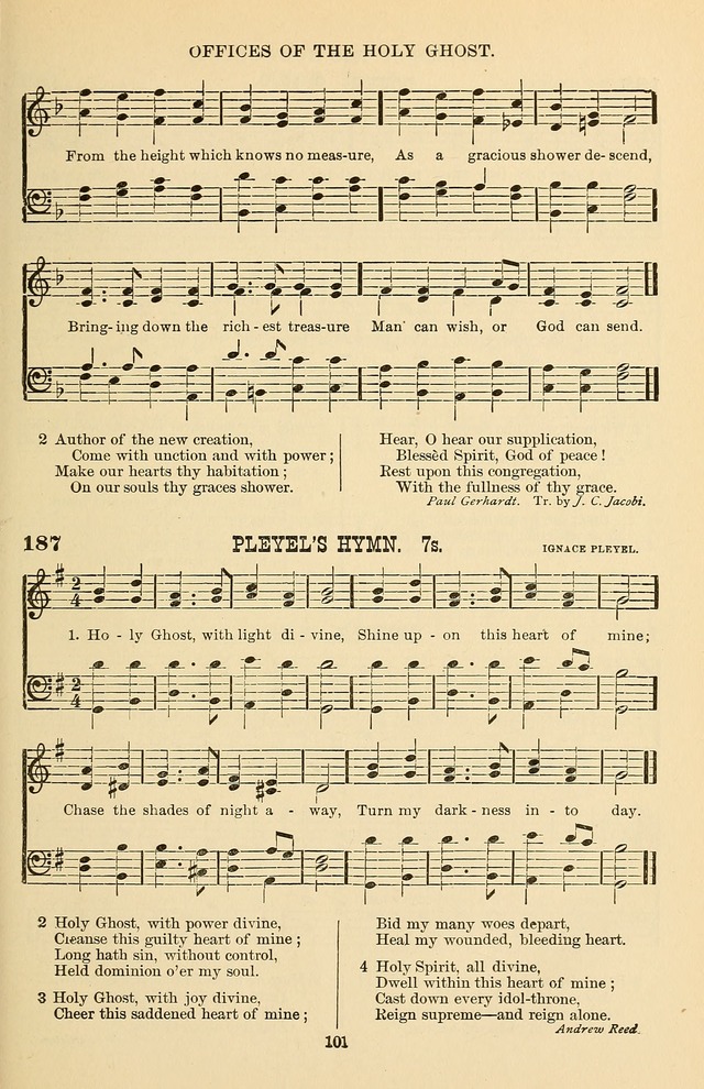 Hymn and Tune Book of the Methodist Episcopal Church, South (Round Note Ed.) page 101