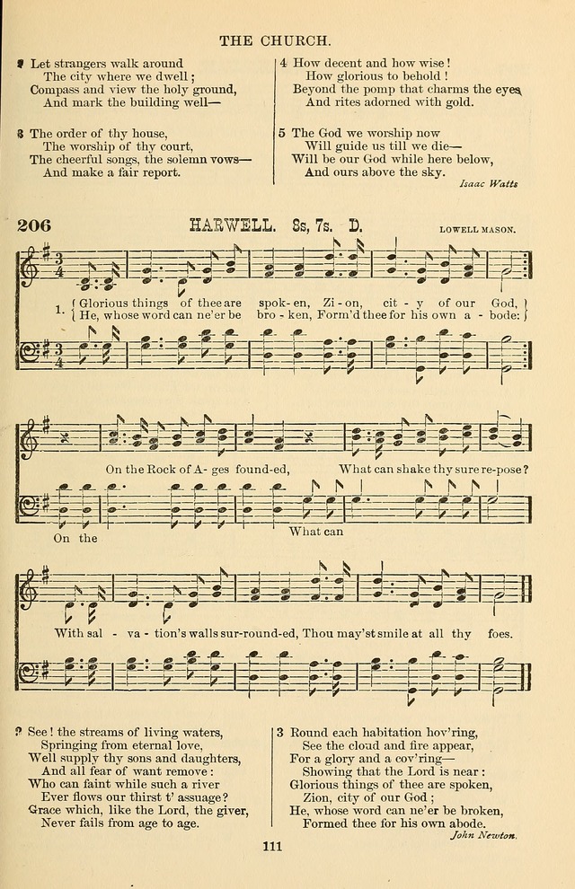 Hymn and Tune Book of the Methodist Episcopal Church, South (Round Note Ed.) page 111