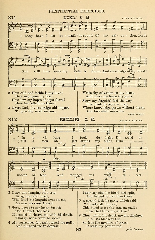 Hymn and Tune Book of the Methodist Episcopal Church, South (Round Note Ed.) page 163