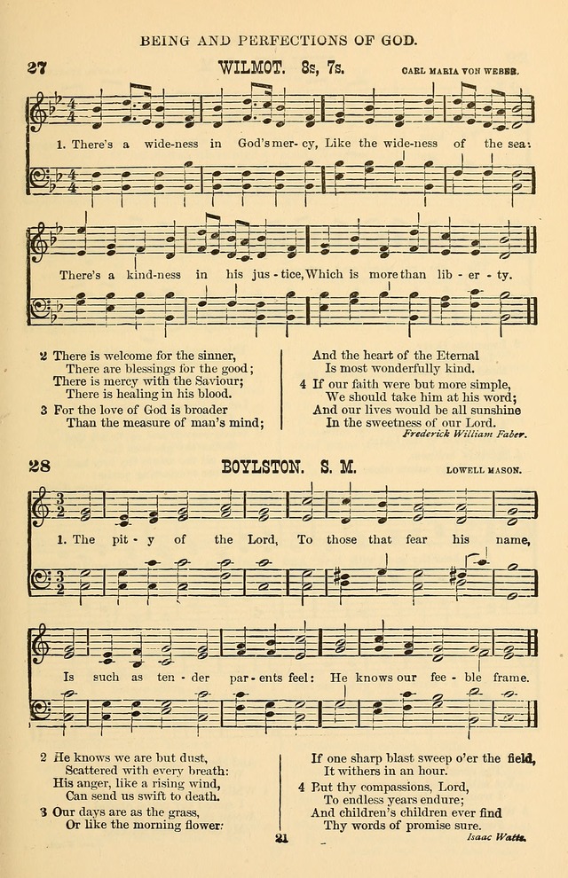 Hymn and Tune Book of the Methodist Episcopal Church, South (Round Note Ed.) page 21