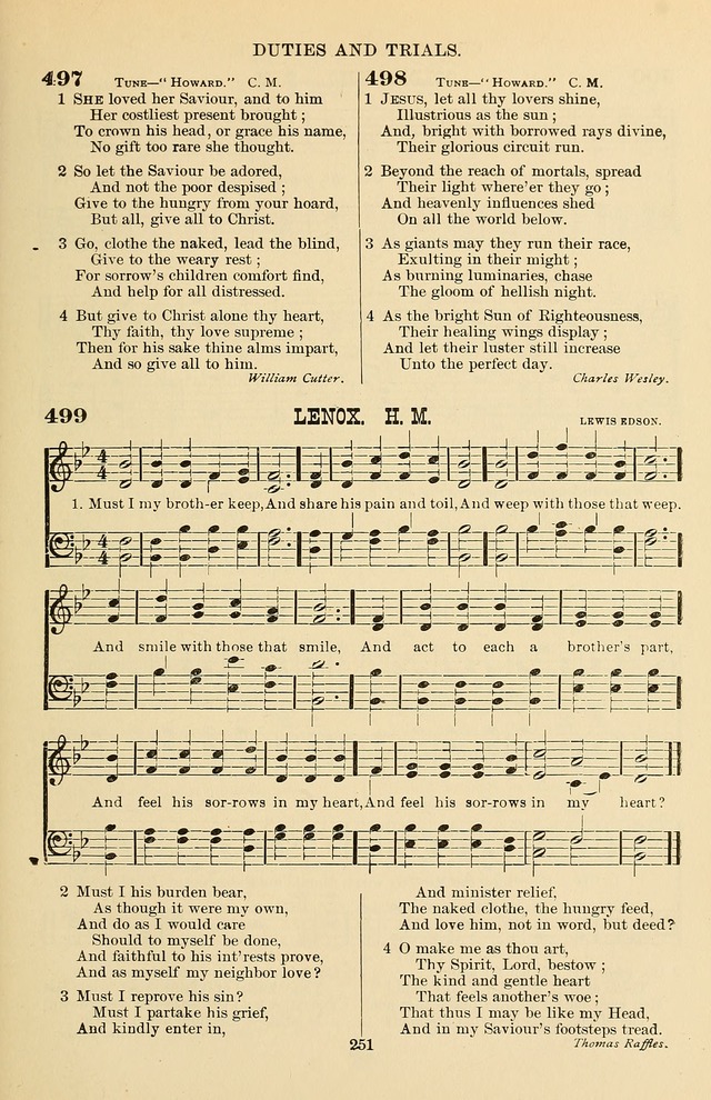 Hymn and Tune Book of the Methodist Episcopal Church, South (Round Note Ed.) page 251