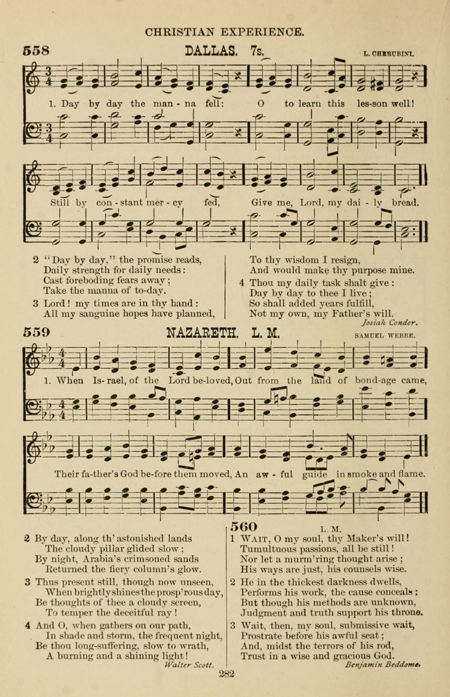 Hymn and Tune Book of the Methodist Episcopal Church, South (Round Note Ed.) page 282