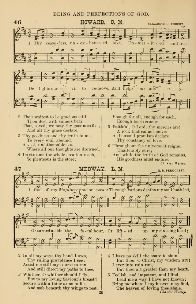 Hymn and Tune Book of the Methodist Episcopal Church, South (Round Note Ed.) page 30