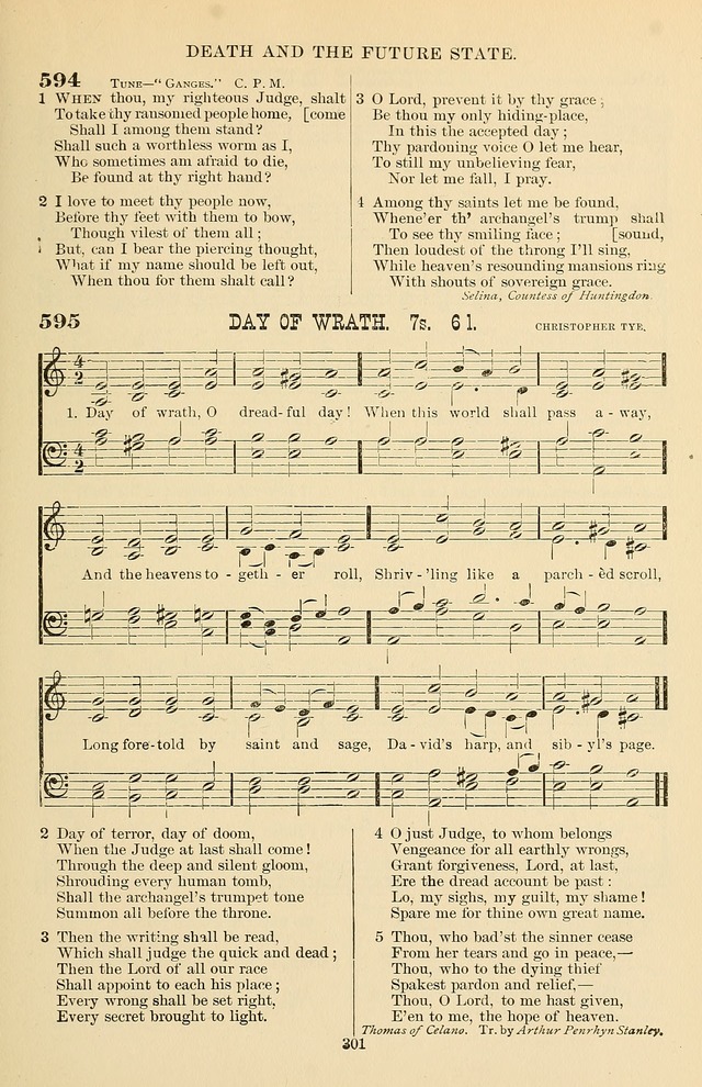 Hymn and Tune Book of the Methodist Episcopal Church, South (Round Note Ed.) page 301