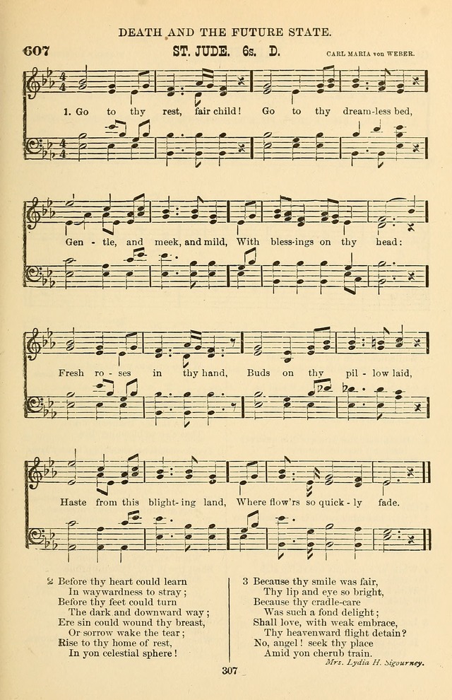 Hymn and Tune Book of the Methodist Episcopal Church, South (Round Note Ed.) page 307