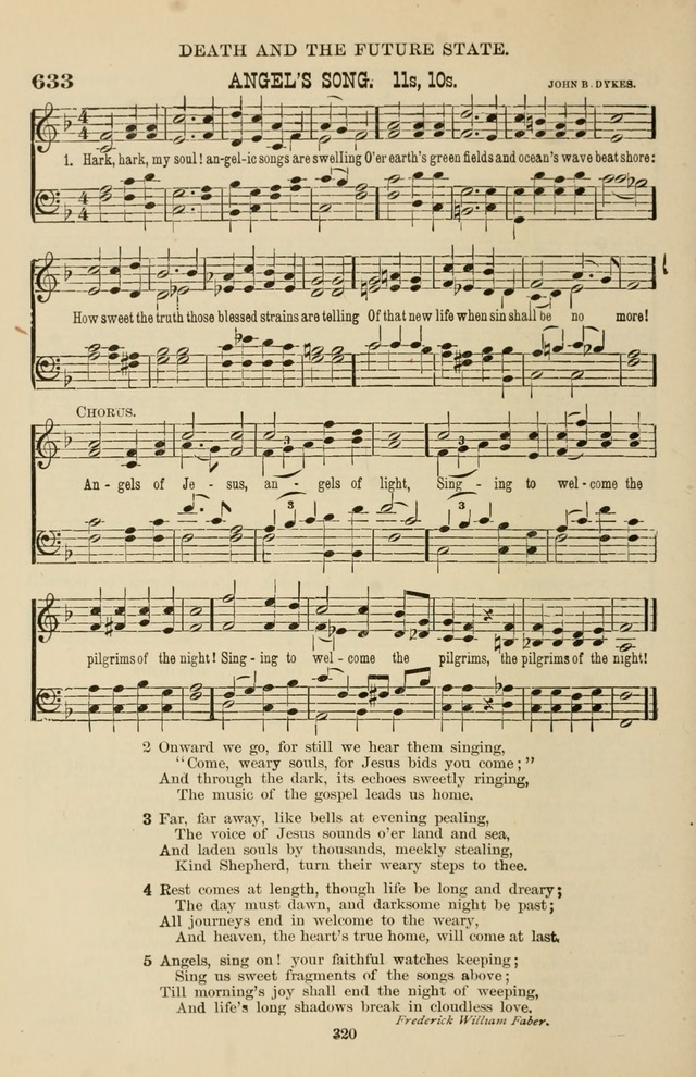 Hymn and Tune Book of the Methodist Episcopal Church, South (Round Note Ed.) page 320