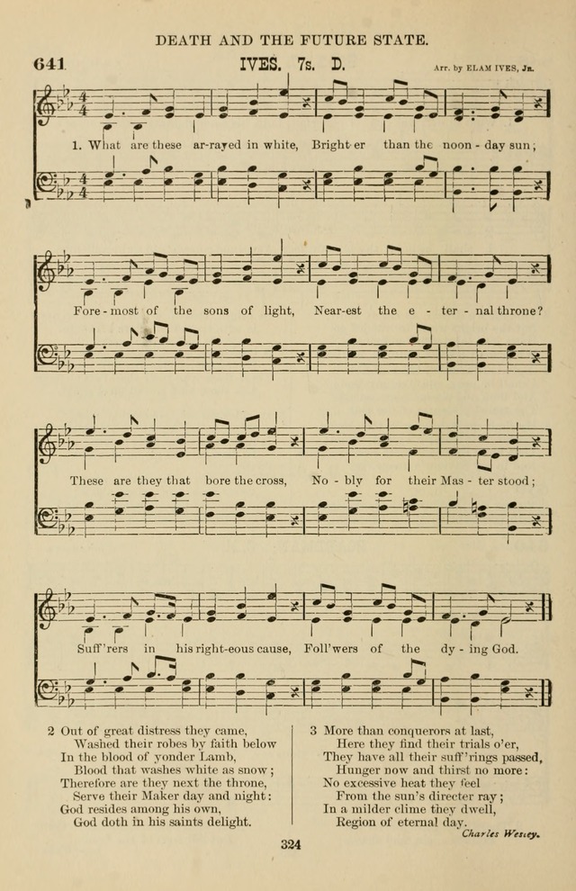 Hymn and Tune Book of the Methodist Episcopal Church, South (Round Note Ed.) page 324