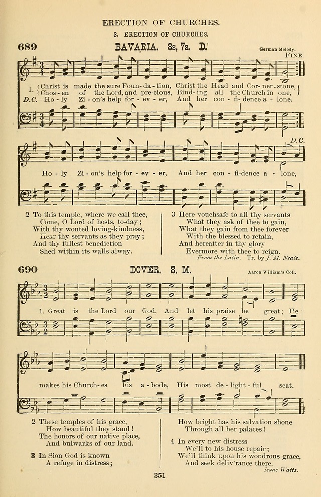 Hymn and Tune Book of the Methodist Episcopal Church, South (Round Note Ed.) page 351