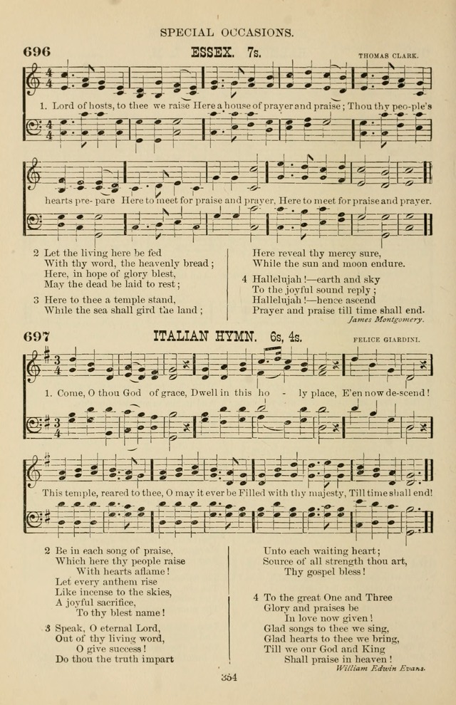 Hymn and Tune Book of the Methodist Episcopal Church, South (Round Note Ed.) page 354