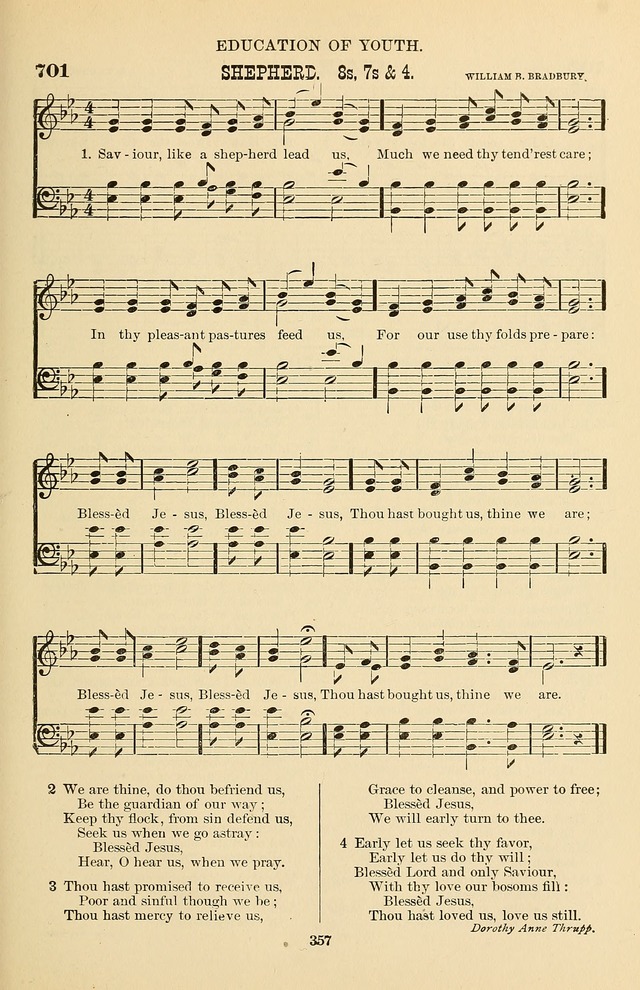 Hymn and Tune Book of the Methodist Episcopal Church, South (Round Note Ed.) page 357