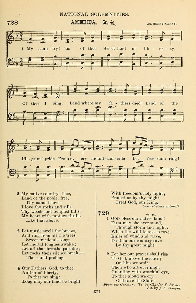 Hymn and Tune Book of the Methodist Episcopal Church, South (Round Note Ed.) page 371