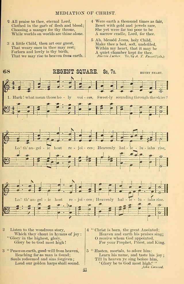 Hymn and Tune Book of the Methodist Episcopal Church, South (Round Note Ed.) page 41