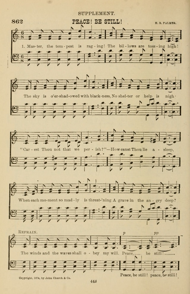 Hymn and Tune Book of the Methodist Episcopal Church, South (Round Note Ed.) page 444