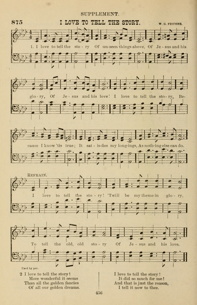 Hymn and Tune Book of the Methodist Episcopal Church, South (Round Note Ed.) page 456