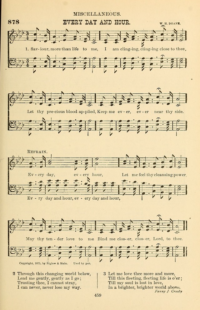 Hymn and Tune Book of the Methodist Episcopal Church, South (Round Note Ed.) page 459