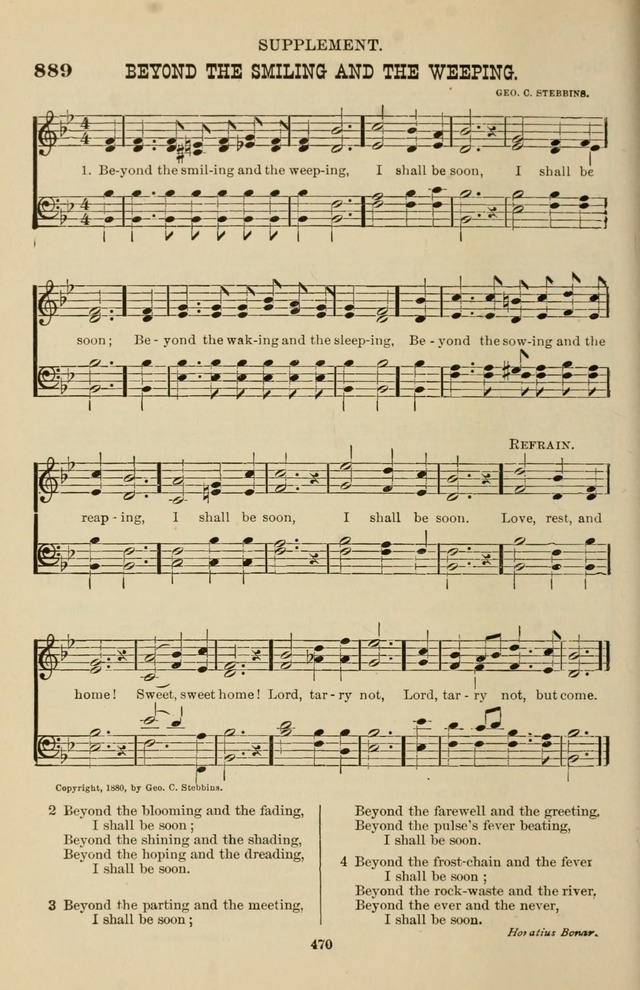 Hymn and Tune Book of the Methodist Episcopal Church, South (Round Note Ed.) page 470