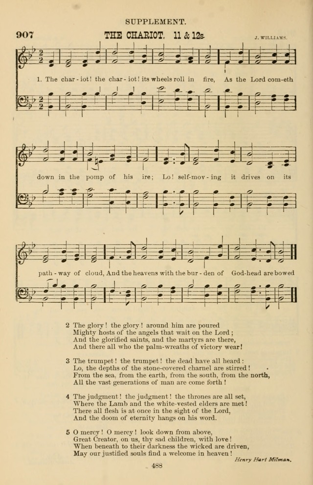 Hymn and Tune Book of the Methodist Episcopal Church, South (Round Note Ed.) page 488