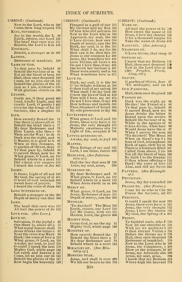 Hymn and Tune Book of the Methodist Episcopal Church, South (Round Note Ed.) page 519