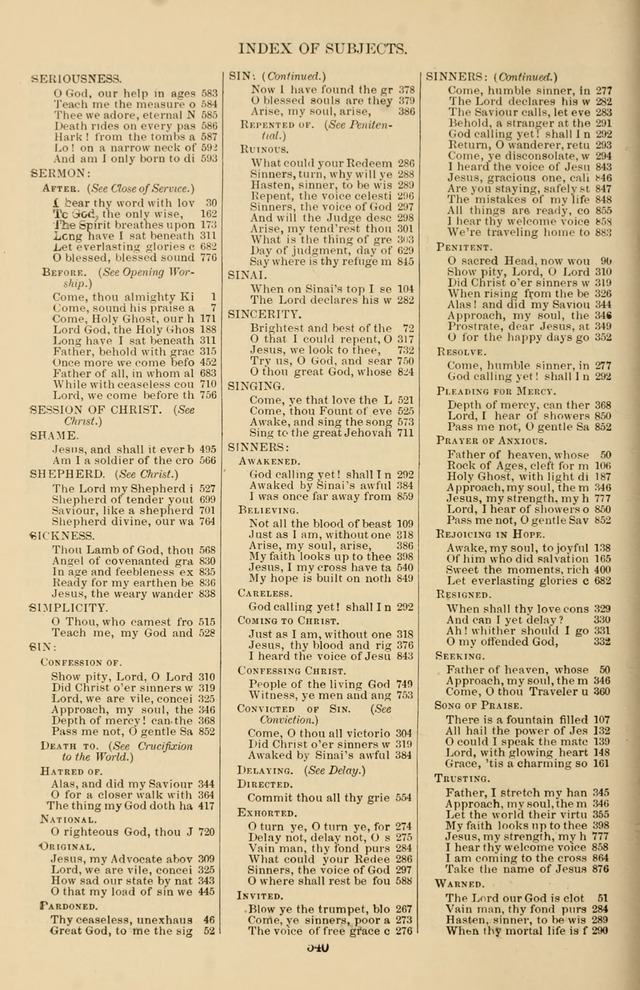 Hymn and Tune Book of the Methodist Episcopal Church, South (Round Note Ed.) page 540