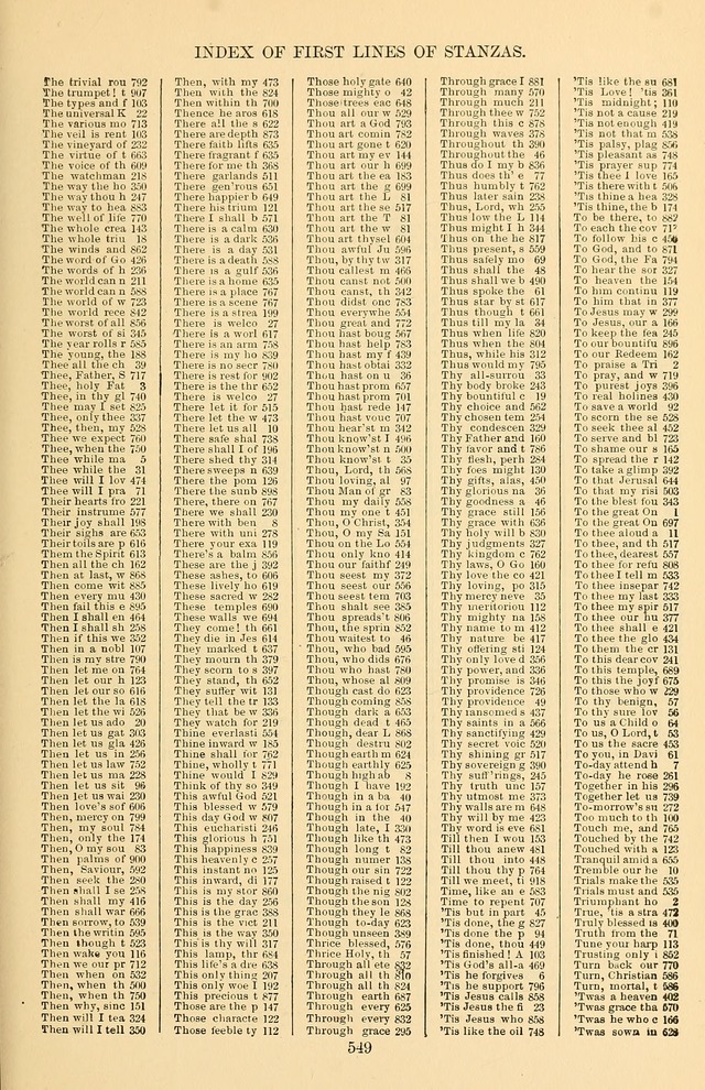 Hymn and Tune Book of the Methodist Episcopal Church, South (Round Note Ed.) page 549