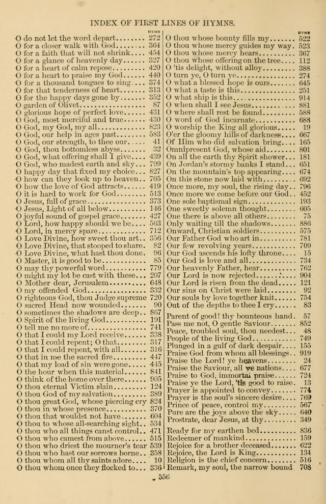 Hymn and Tune Book of the Methodist Episcopal Church, South (Round Note Ed.) page 556