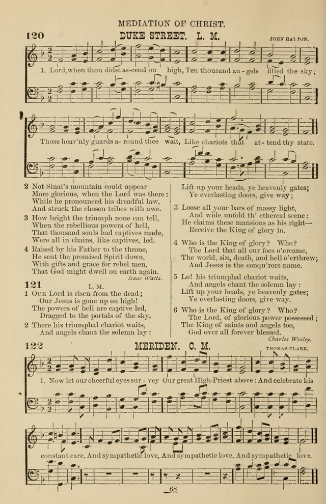 Hymn and Tune Book of the Methodist Episcopal Church, South (Round Note Ed.) page 68