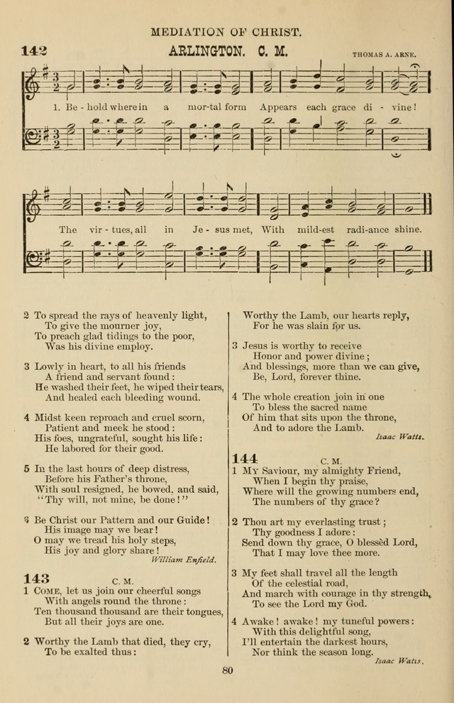 Hymn and Tune Book of the Methodist Episcopal Church, South (Round Note Ed.) page 80